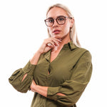 Lozza Brown Unisex Optical Frames LO-1029332