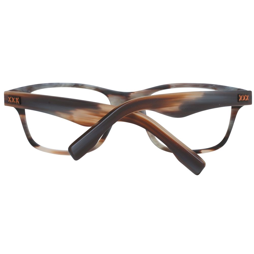 Ermenegildo Zegna Brown Men Optical Frames ER-1038912