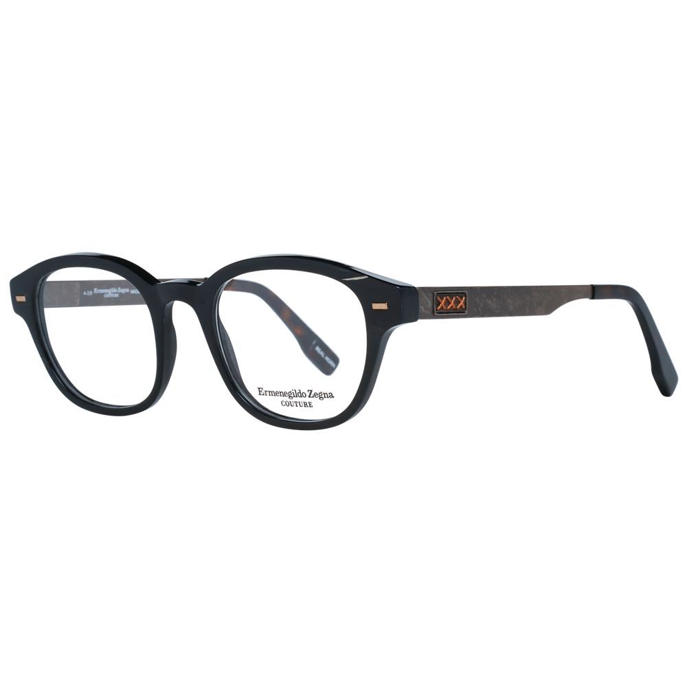 Ermenegildo Zegna Black Men Optical Frames ER-1038925
