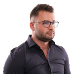 Hackett Blue Men Optical Frames HA-1009983