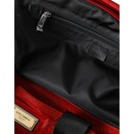 Dolce & Gabbana Red Nylon Calfskin Hand Shoulder Duffel Bag