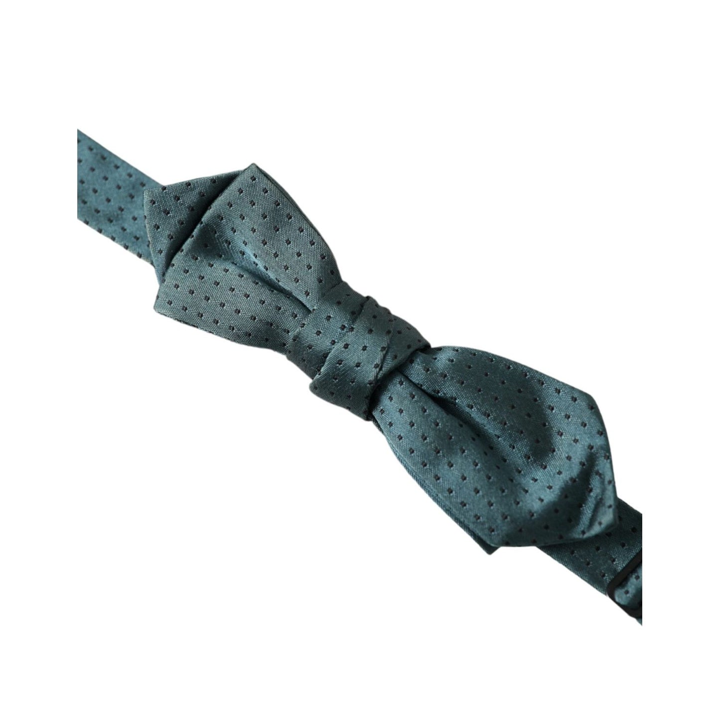 Dolce & Gabbana Green Silk Fantasy Adjustable Neck Men Papillon Bow Tie FT3896