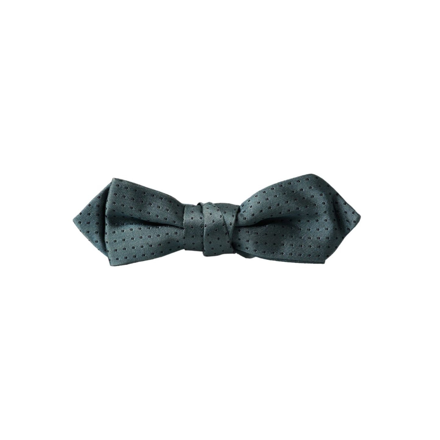 Dolce & Gabbana Green Silk Fantasy Adjustable Neck Men Papillon Bow Tie FT3896