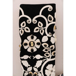 Dolce & Gabbana Black Baroque Floral Crystal Jacket JKT1042-3