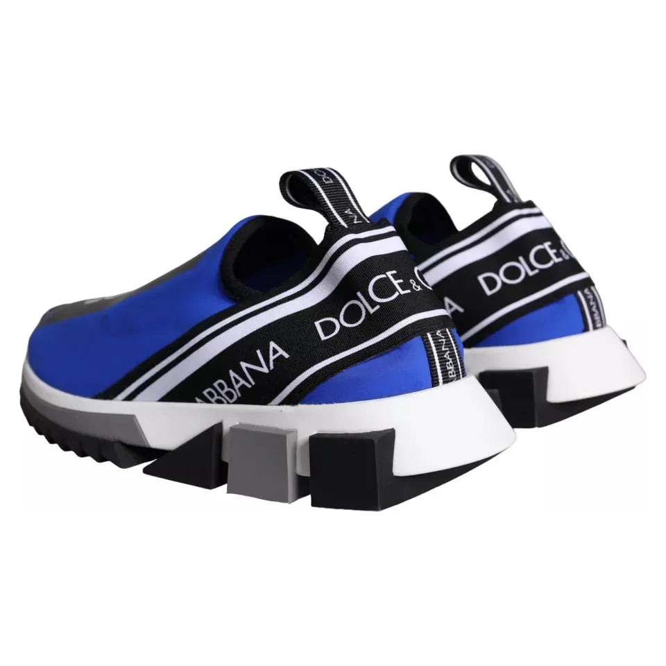 Dolce & Gabbana Blue Logo Low Top Sorrento Sneakers Shoes MV5814-39.5