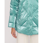 People Of Shibuya Light Blue Polyester Women Jacket PE-13567-IT42|M
