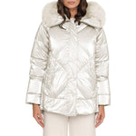 People Of Shibuya White Polyester Jackets & Coat PE-13569-IT40|S