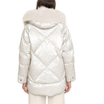 People Of Shibuya White Polyester Jackets & Coat PE-13569-IT40|S