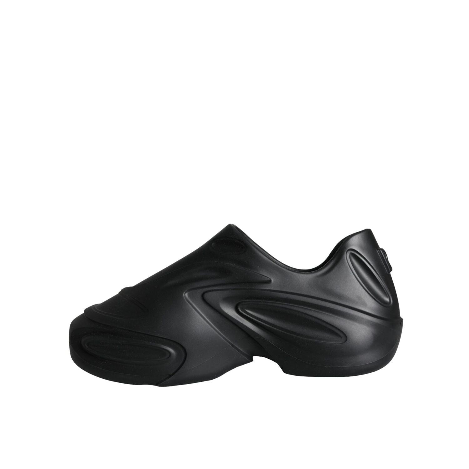 Dolce & Gabbana Black Foiled Rubber Toy Low Top Sneakers Shoes