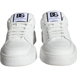 Dolce & Gabbana White Miami Leather Low Top Sneakers Shoes MV6124-41
