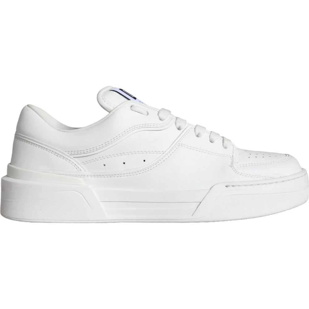 Dolce & Gabbana White Miami Leather Low Top Sneakers Shoes MV6124-41