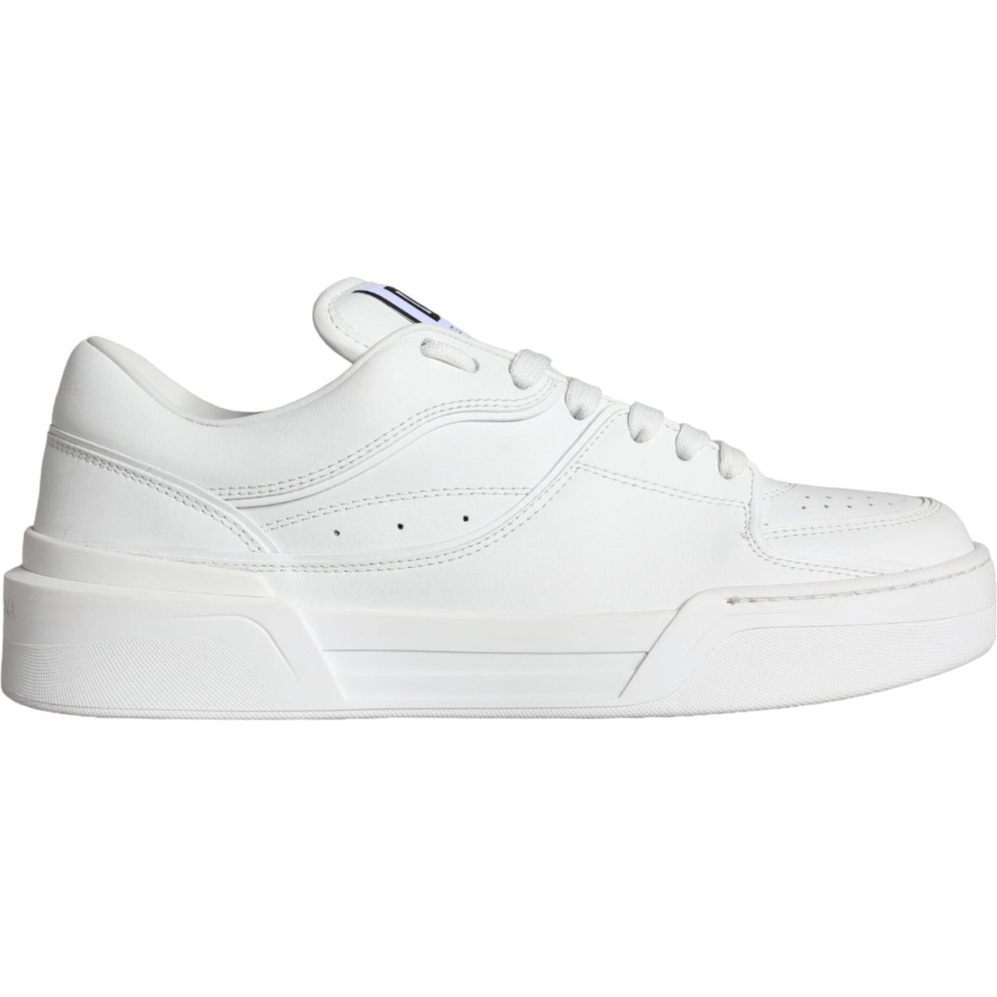 Dolce & Gabbana White Miami Leather Low Top Sneakers Shoes MV6124-41