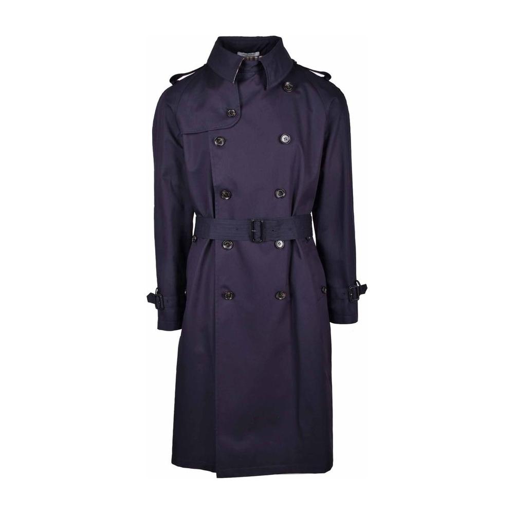 Aquascutum Blue Cotton Jacket AQ-13695-IT56 | 3XL