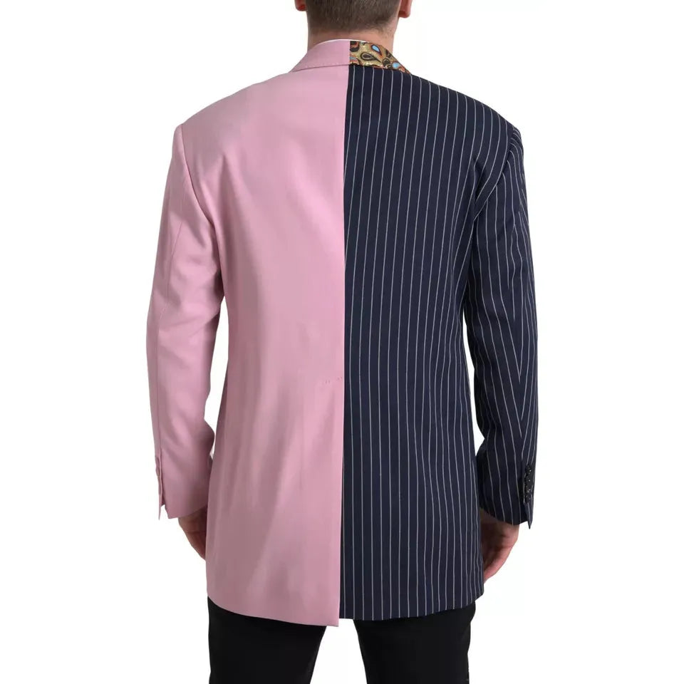 Dolce & Gabbana Multicolor Patchwork Single Breasted Blazer JKT3637-44