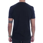 Frankie Morello Black Cotton RIDERS Crewneck T-Shirt TSH1266-3