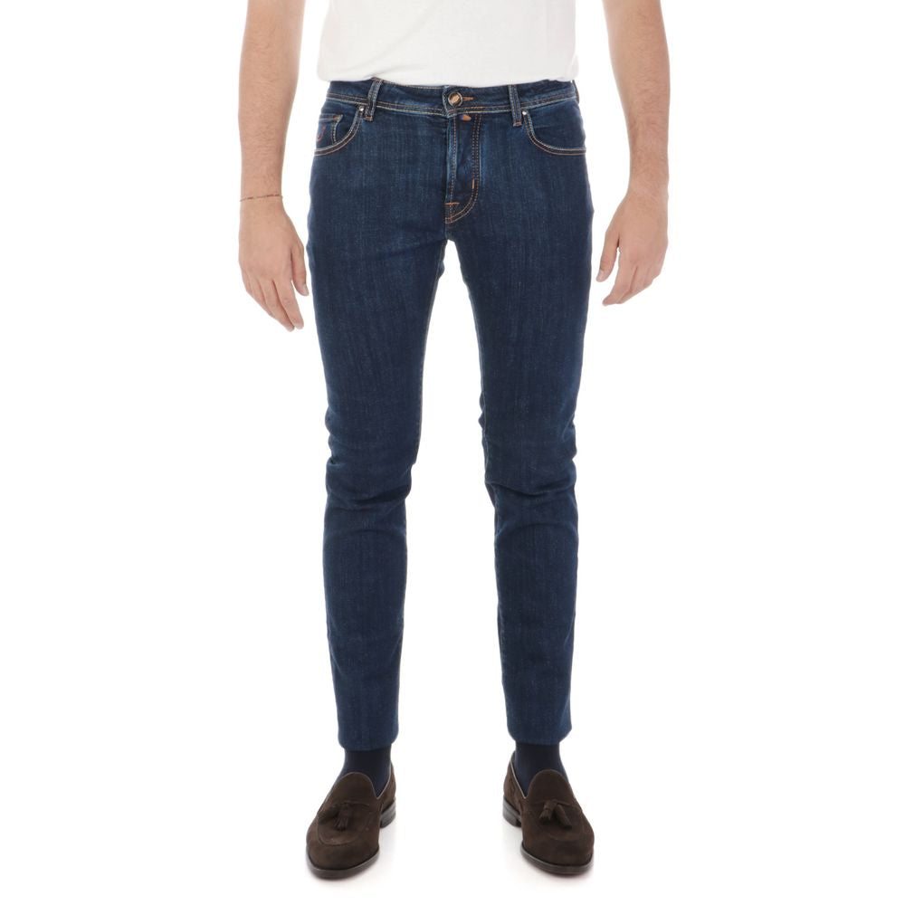 Jacob Cohen Blue Cotton Jeans & Pant JA-13760-IT40 | M