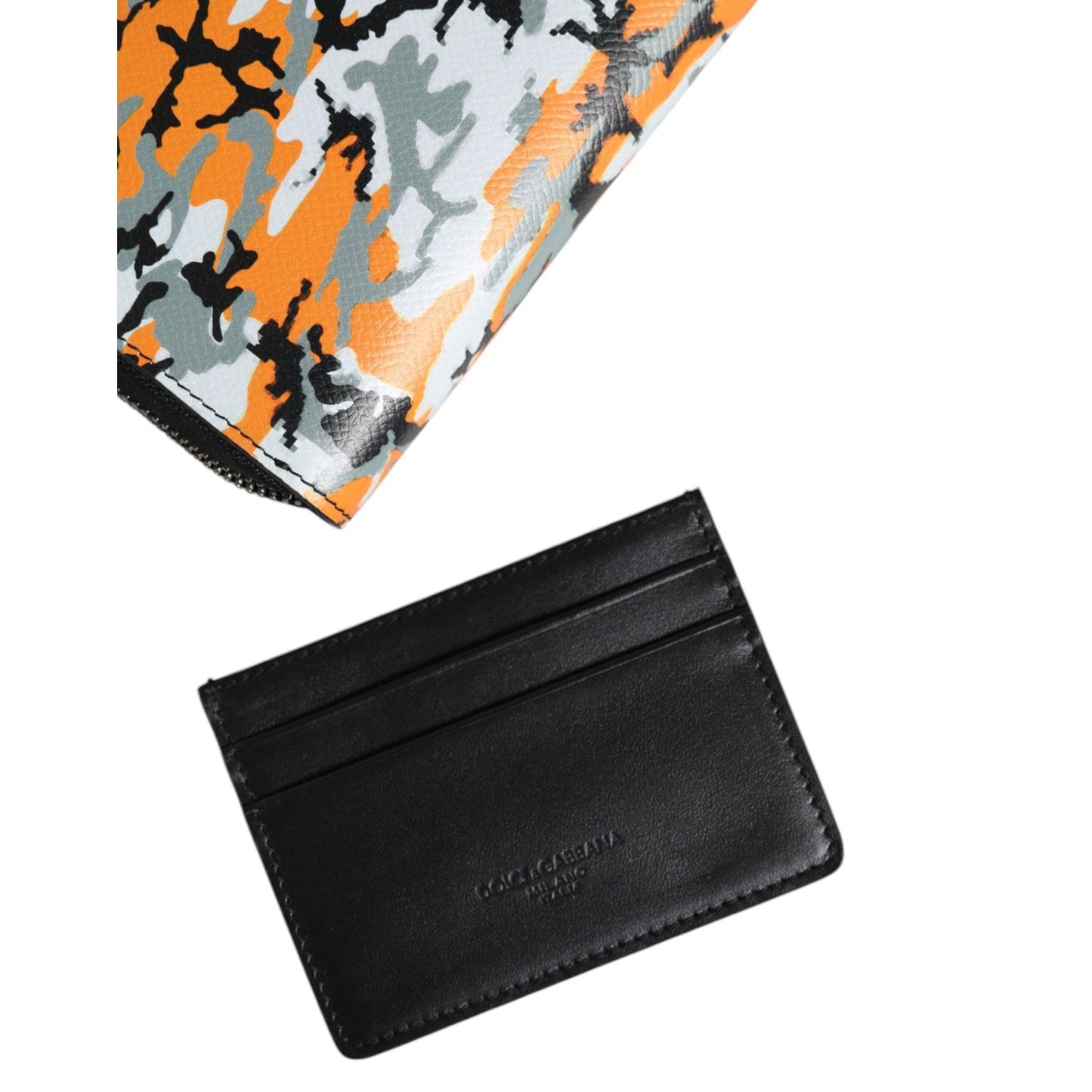 Dolce & Gabbana Multicolor Camouflage Leather Purse Cross Body Bag BAG1539