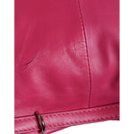 Patrizia Pepe Fuchsia Pink Leather Shoulder Purse Tote Bag BAG1553