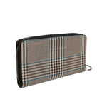 MM6 Maison Margiela Multicolor Houndstooth Continental Zip Around Clutch Wallet BAG1554