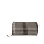 MM6 Maison Margiela Multicolor Houndstooth Continental Zip Around Clutch Wallet BAG1554