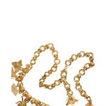 Dolce & Gabbana Gold Brass Crystal Bug Charm Pendant Statement Necklace SMY10351