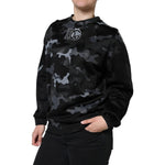 Dolce & Gabbana Black Camouflage Round Neck Sweatshirt Sweater TSH86625-42