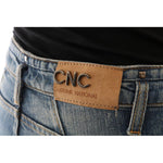 Costume National Blue Cotton Stretch Denim Jeans SIG30136-1