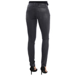 Acht Gray Cotton Slim Fit Denim Jeans SIG32596-1