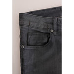 Acht Gray Cotton Slim Fit Denim Jeans SIG32596-1