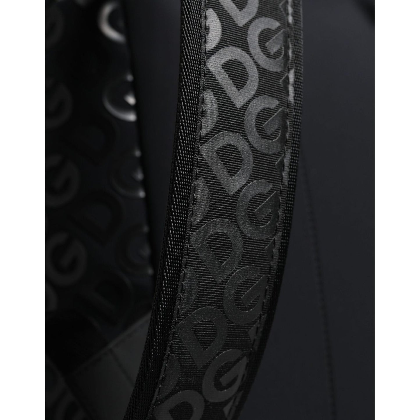 Dolce & Gabbana Black DG Mania Neoprene Travel Back Pack Bag BAG4104