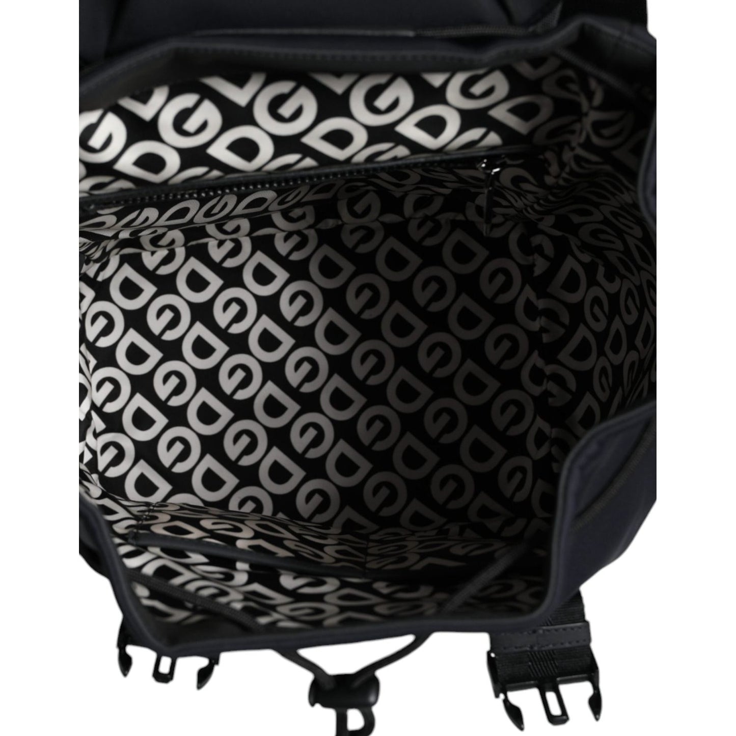 Dolce & Gabbana Black DG Mania Neoprene Travel Back Pack Bag BAG4104