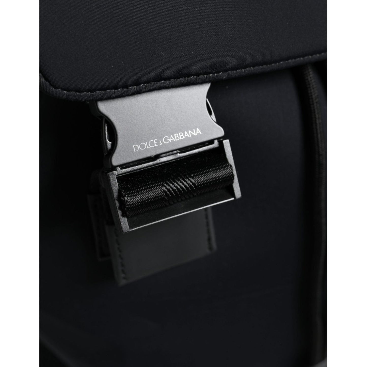 Dolce & Gabbana Black DG Mania Neoprene Travel Back Pack Bag BAG4104