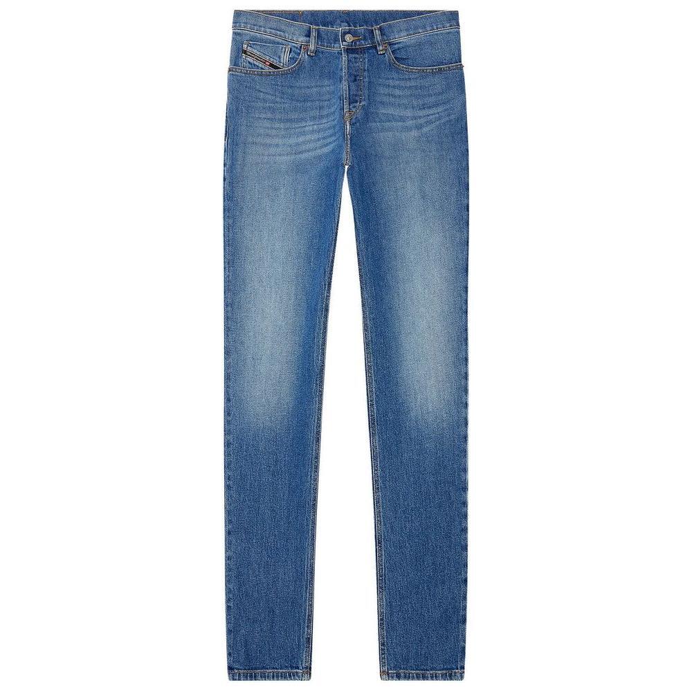Diesel Blue Cotton Jeans & Pant DI-14079-W30