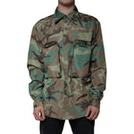 Dolce & Gabbana Multicolor Camouflage Button Down Shirt TSH87102-40