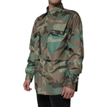 Dolce & Gabbana Multicolor Camouflage Button Down Shirt TSH87102-40