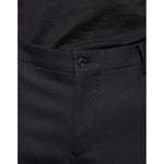 Dolce & Gabbana Black Wool Skinny Dress Formal Pants PAN75335-54