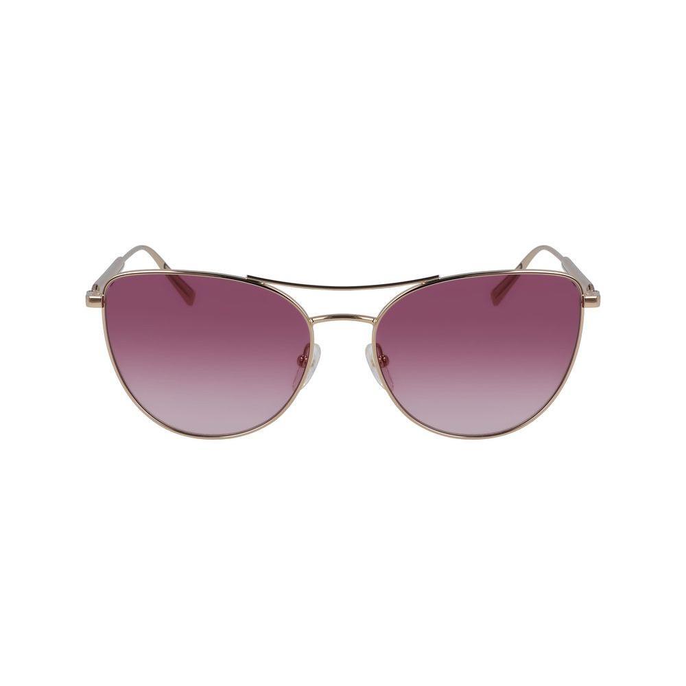 Longchamp Rose Gold Metal Sunglasses LOLO134S770AC