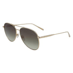 Longchamp Gold Metal Sunglasses LOLO139S712AC