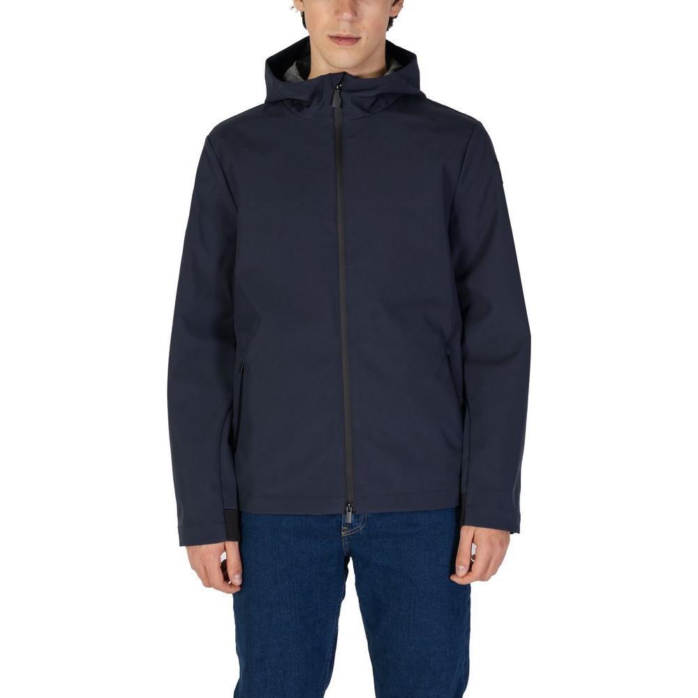 Suns Blue Polyester Jackets & Coat SU-15737100010-IT44 | S