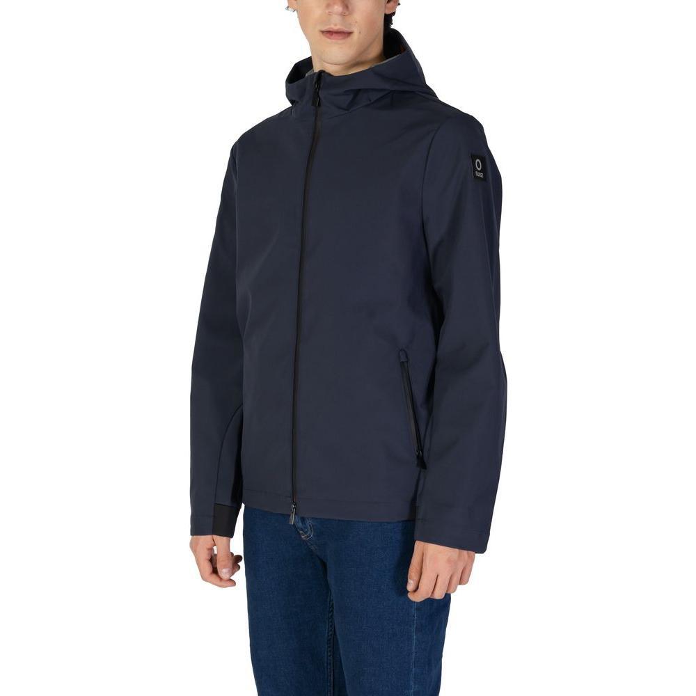 Suns Blue Polyester Jackets & Coat SU-15737100010-IT44 | S