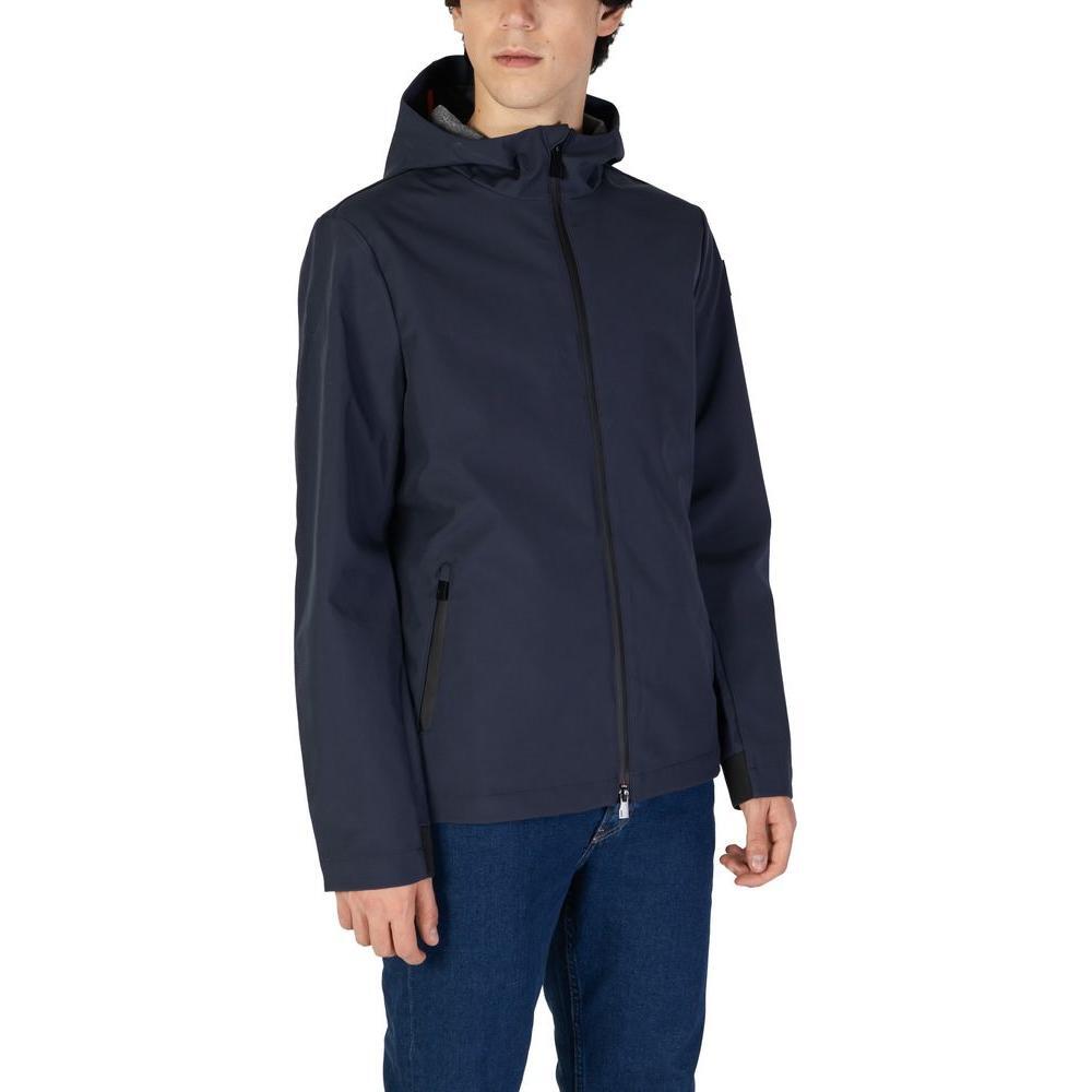 Suns Blue Polyester Jackets & Coat SU-15737100010-IT44 | S