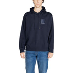 Armani Exchange Blue Cotton Hoody AR-14712600010-IT44 | S