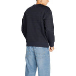 Armani Exchange Blue Cotton Sweatshirt AR-14712800010-IT44 | S