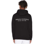 Armani Exchange Black Cotton Hoody AR-4516900009-IT42 | XS