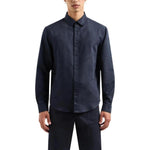 Armani Exchange Blue Cotton Shirt AR-13323500010-IT44 | S