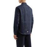 Armani Exchange Blue Cotton Shirt AR-13323500010-IT44 | S