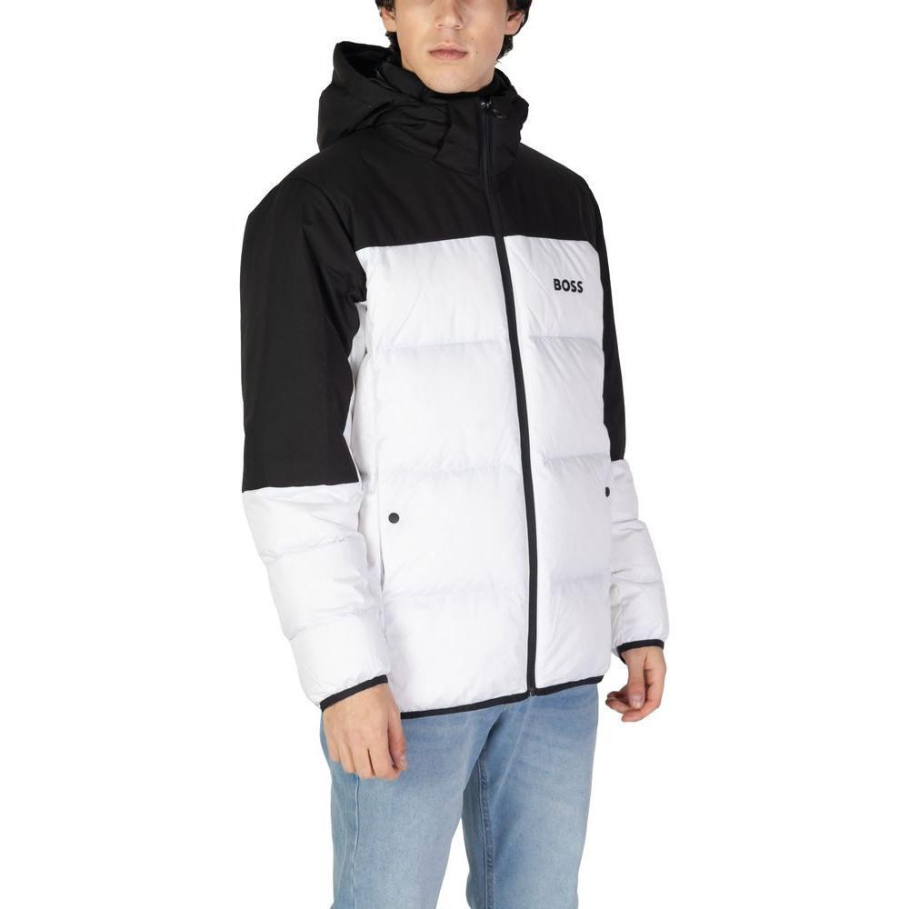 Hugo Boss White Recycled Polyester Jackets & Coat BO-14897800008-IT52 | XL
