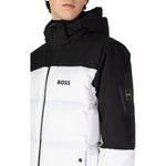 Hugo Boss White Recycled Polyester Jackets & Coat BO-14897800008-IT52 | XL