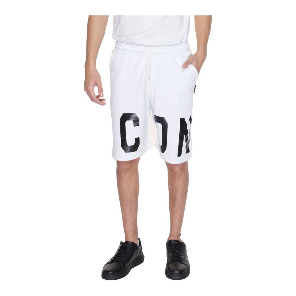 Icon White Cotton Bermuda IC-13549300008-IT44 | S