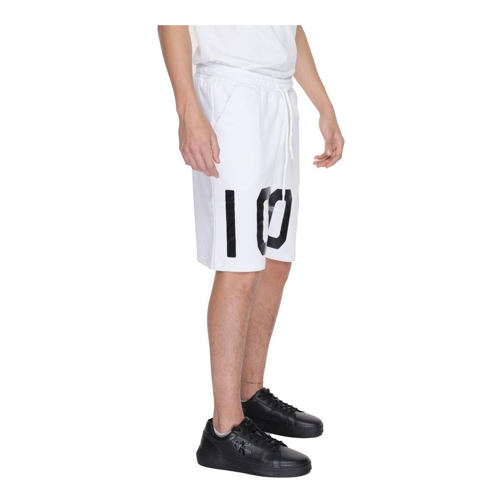Icon White Cotton Bermuda IC-13549300008-IT44 | S